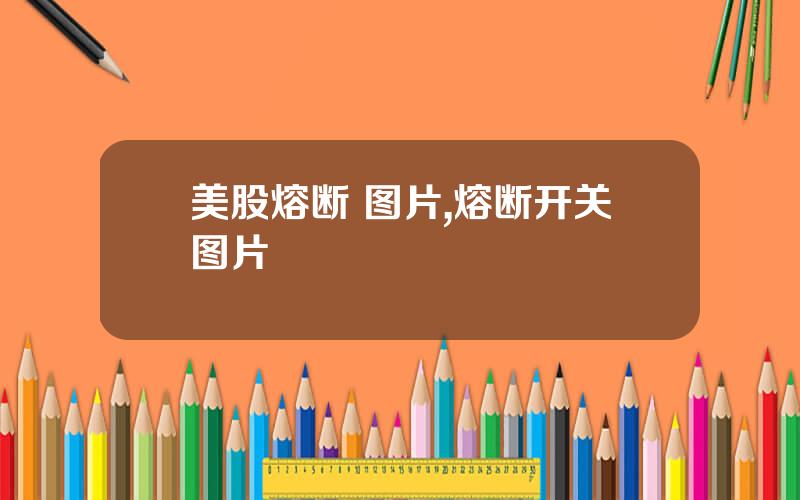 美股熔断 图片,熔断开关图片